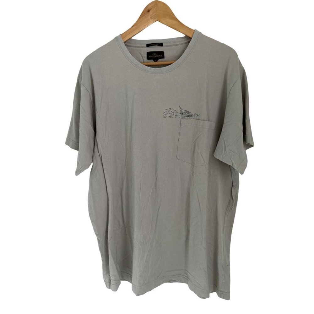 RODD & GUNN "Head in a sand" Tee Cotton T-Shirt Front Pocket Size XLarge